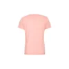 Camiseta de manga corta rosa con estampado del logotipo clásico