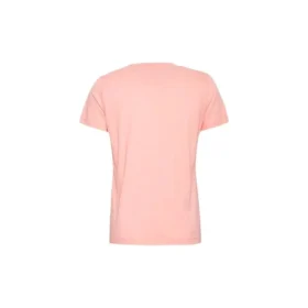 Camiseta de manga corta rosa con estampado del logotipo clásico Camiseta de manga corta rosa con estampado del logotipo clásico