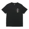 Camiseta de manga corta y cuello redondo Converse Creative Sports para hombre, color negro