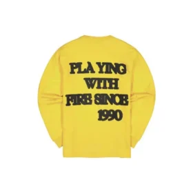 Camiseta de manga larga Converse x Asap Nast, tallas asiáticas «Amarillo»