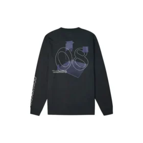Camiseta de manga larga Distorted Court, tallas asiáticas, «Negro»