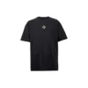 Camiseta deportiva de manga corta transpirable para hombre de Converse con estampado de dibujos animados, color negro