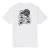 Camiseta deportiva de punto con cuello redondo y manga corta Converse Chuck Printing para hombre, color blanco