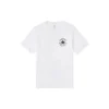 Camiseta deportiva de punto con cuello redondo y manga corta Converse Chuck Printing para hombre, color blanco