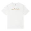 Camiseta deportiva de punto holgada de manga corta con estampado Converse para hombre, color blanco