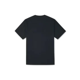 Camiseta deportiva informal de manga corta transpirable de cuello redondo Converse Chuck Pattern para hombre, color negro