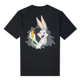 Camiseta estampada Converse x Bugs Bunny, tallas asiáticas, «Negro»