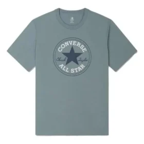Camiseta Go-To Chuck Taylor All Star Patch de corte estándar, tallas asiáticas, «Azul»
