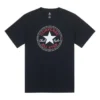 Camiseta Go-To Chuck Taylor All Star Patch de corte estándar, tallas asiáticas, «Negro»