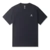 Camiseta Go-To con estrella bordada y diseño en forma de V, corte estándar, tallas asiáticas «Negro»