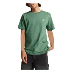 Camiseta Go-To con estrella bordada y diseño en forma de V, corte estándar, tallas asiáticas «Oliva»