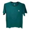 Camiseta Go-To con estrella bordada y diseño en forma de V, corte estándar, tallas asiáticas «Verde»