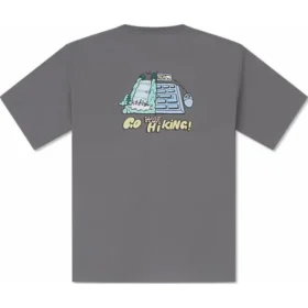 Camiseta gráfica de verano para exterior, tallas asiáticas «Gris»