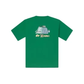 Camiseta gráfica de verano para exterior, tallas asiáticas «Verde»