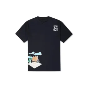 Camiseta gráfica Desert, tallas asiáticas «Negro»
