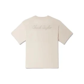 Camiseta holgada con parche Go-To Sneaker, tallas asiáticas «Beige»