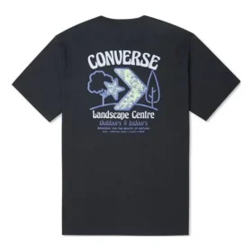Camiseta Landscape Center, tallas asiáticas «Negro»
