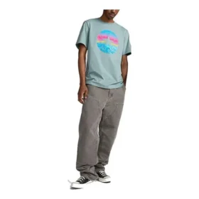 Camiseta LetAsia Sizing «s Grow Doodle» «Azul claro»