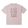 Camiseta oversize Block Party, tallas asiáticas «Pink»