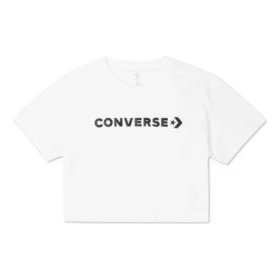 Camiseta Puff Wordmark tallas asiáticas «White Black»