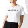 Camiseta Puff Wordmark tallas asiáticas «White Black»