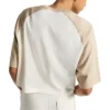 Camiseta retro corta, tallas asiáticas «Egret»