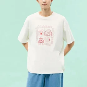 Camiseta Sensory Graphic, tallas asiáticas, «Blanco»