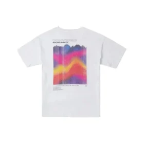 Camiseta Soundwaves Tallas asiáticas «Blanco»