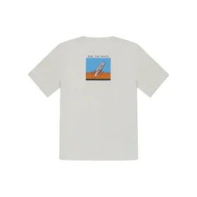Camiseta Summer Verbiage, tallas asiáticas «Gris claro»