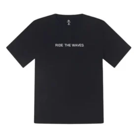 Camiseta Summer Verbiage, tallas asiáticas, «Negro»