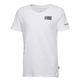 Camiseta Voltage, tallas asiáticas «Blanco Negro»