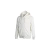Camisetas con capucha deportivas y casuales con cremallera completa Unisex Blanco