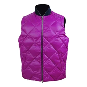 Chaleco acolchado de plumón, tallas asiáticas «Purple»