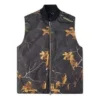 Chaleco reversible de plumón con estampado Realtree, tallas asiáticas, «Negro»