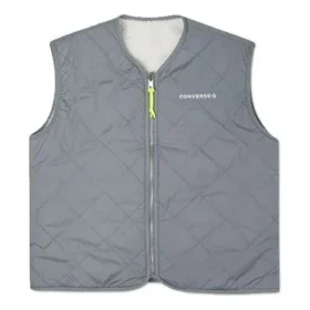 Chaleco reversible Sherpa, tallas asiáticas «Gris»
