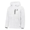Chaqueta acolchada con relleno de plumón AOP, tallas asiáticas «Blanco»