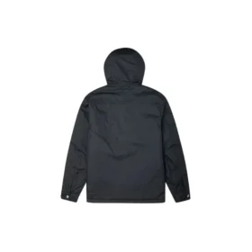 Chaqueta acolchada de manga larga con capucha y bolsillos tipo cargo Converse Casual para hombre, color negro