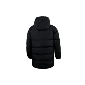 Chaqueta acolchada de plumón de longitud media, tallas asiáticas «Negro»