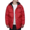 Chaqueta acolchada de plumón Tallas asiáticas «Rojo»