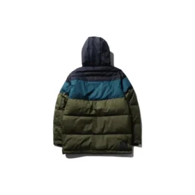 Chaqueta acolchada de plumón, tallas asiáticas, «Verde oliva»