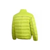 Chaqueta acolchada ligera con cuello alto, tallas asiáticas «Verde fluorescente»