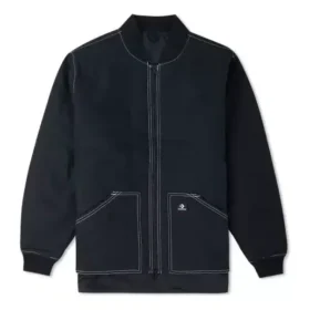 Chaqueta acolchada reversible utilitaria, tallas asiáticas «Negro»