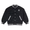 Chaqueta bomber acolchada de béisbol RPC, tallas asiáticas «Black White»