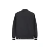 Chaqueta bomber con cremallera completa, tallas asiáticas «Negro»