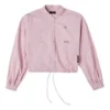 Chaqueta casual con logo pequeño Rosa Morado