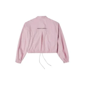 Chaqueta casual con logo pequeño Rosa Morado