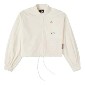Chaqueta casual con logo pequeño, tallas asiáticas, «beige»