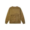 Chaqueta casual de hombre Converse Retro con múltiples bolsillos, verde