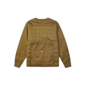 Chaqueta casual de hombre Converse Retro con múltiples bolsillos, verde