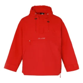 Chaqueta casual deportiva con capucha y media cremallera Converse x Kim Jones para hombre, color rojo Chaqueta casual deportiva con capucha y media cremallera Converse x Kim Jones para hombre, color rojo